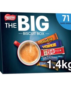 [本日限定イベント][フラッシュセール+代金引換] ネスレ 1.4kg チョコレート 71 x チョコレートバー ビッグビスケットボックス