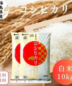 【送料無料】白米 米 10kg 福島県産コシヒカリ 10kg(5kg×2袋) 令和6年産