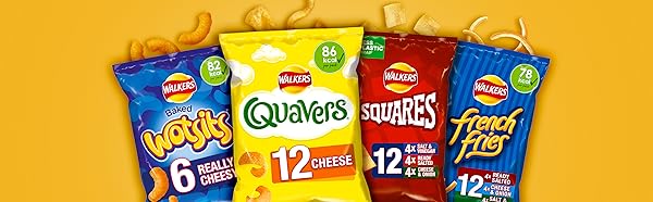 walkers snacks crisps wotsits quavers squares french fries under 100 calories