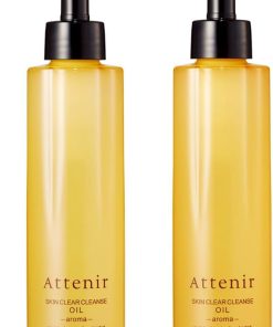 アテニア (Attenir) スキンクリア クレンズ オイル セット/アロマタイプ (175mL × 2本) クレンジング クレンジングオイル (メイク落とし/毛穴) レギュラーボトル/リフレシングシトラスの香り