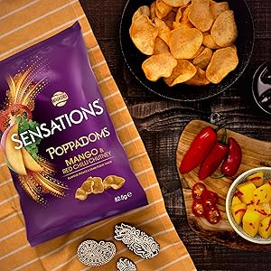 Sensations Poppadoms Crisps Snacks