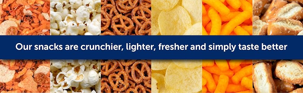 Our snacks are crunchier. lighter. fresher and simply taste better