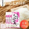 【送料無料】米 30kg 福島県産ひとめぼれ 白米 30kg(5kg×6袋) 令和6年産