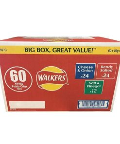 ウォーカーズ クリスプ マルチパック ミックスフレーバー バラエティボックス 60 x 25g セレクションボックス