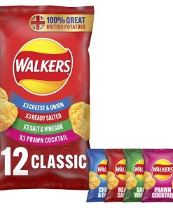 ウォーカーズ クリスプ クラシック バラエティ マルチパック クリスプ、12x25g