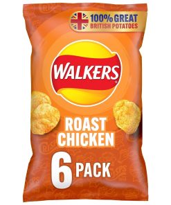 ウォーカーズ ローストチキン マルチパック クリスプ、6X25g
